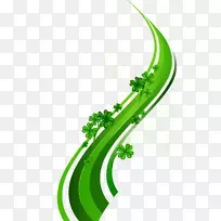 四叶草插图.幸运三叶草设计材料-空若网 四叶草插图.幸运三叶草设计材料-空若网