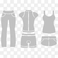 无袖衬衫运动服短裤.设计-空若网 无袖衬衫运动服短裤.设计-空若网