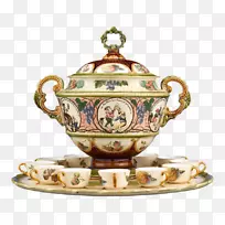 陶瓷餐具夹艺术花瓶-空若网 陶瓷餐具夹艺术花瓶-空若网