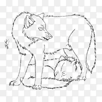 灰狼红狐鼻子线画-照片-空若网 灰狼红狐鼻子线画-照片-空若网