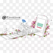 列车移动电话触摸屏插画.列车插画前的触摸屏移动电话-空若网 列车移动电话触摸屏插画.列车插画前的触摸屏移动电话-空若网