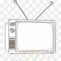 卡通电视黑白复古电视画面-空若网 卡通电视黑白复古电视画面-空若网