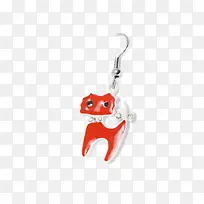 猫时尚配饰模特-狐狸耳环-空若网 猫时尚配饰模特-狐狸耳环-空若网