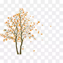 墙面贴花地板防水聚氯乙烯垫黄棕色秋叶简单装饰-空若网 墙面贴花地板防水聚氯乙烯垫黄棕色秋叶简单装饰-空若网