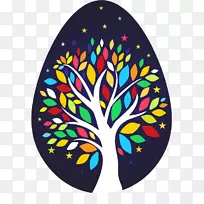 叶对称剪贴画-空若网 叶对称剪贴画-空若网