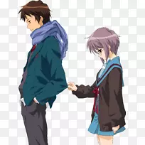 Yuki Nagato mikuru Asahina Kyon Haruhi Suzumiya�����ֽ-����-������
