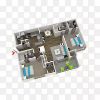 电子元器件平面图塑料设计-空若网 电子元器件平面图塑料设计-空若网