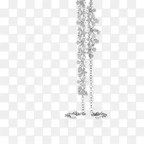 人体珠宝项链白色项链-空若网 人体珠宝项链白色项链-空若网