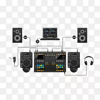 麦克风本机Traktor kontrol s8音频混频器光盘骑师.麦克风-空若网 麦克风本机Traktor kontrol s8音频混频器光盘骑师.麦克风-空若网