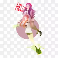 卡通智人手指粉红m-Najaf-空若网 卡通智人手指粉红m-Najaf-空若网