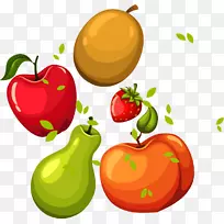 苹果食品剪贴画.苹果草莓梨PNG载体材料-空若网 苹果食品剪贴画.苹果草莓梨PNG载体材料-空若网