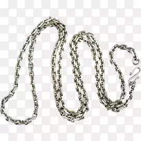 银项链车身珠宝链-银-空若网 银项链车身珠宝链-银-空若网