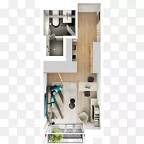 公寓楼公寓房平面图-公寓-空若网 公寓楼公寓房平面图-公寓-空若网