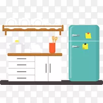 厨房家具冰箱.图厨房-空若网 厨房家具冰箱.图厨房-空若网