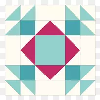 纺织艺术被子对称缝制-空若网 纺织艺术被子对称缝制-空若网