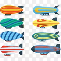 Adobe插画-彩色火箭-空若网 Adobe插画-彩色火箭-空若网