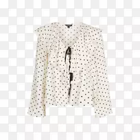 波尔卡圆点袖t恤上衣Topshop t恤-空若网 波尔卡圆点袖t恤上衣Topshop t恤-空若网