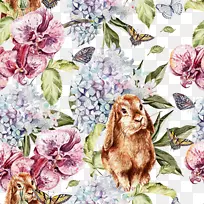 水彩画花卉设计摄影插图.遮阳植物-空若网 水彩画花卉设计摄影插图.遮阳植物-空若网