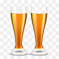 啤酒玻璃器皿-两杯啤酒-空若网 啤酒玻璃器皿-两杯啤酒-空若网