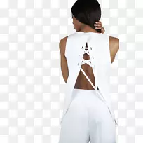 无袖衬衫肩长背心针织-空若网 无袖衬衫肩长背心针织-空若网