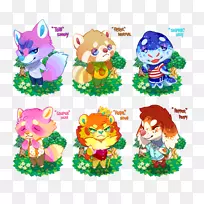 食用动物剪贴画-村民-空若网 食用动物剪贴画-村民-空若网