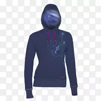 帽衫上衣蓝色T恤衫-空若网 帽衫上衣蓝色T恤衫-空若网