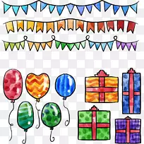 生日气球图解.彩色生日图-空若网 生日气球图解.彩色生日图-空若网
