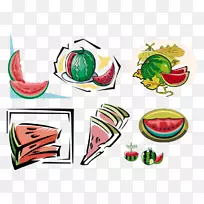 水果蜜露t恤西瓜手绘西瓜-空若网 水果蜜露t恤西瓜手绘西瓜-空若网