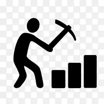 什么是数据挖掘?计算机图标-在地雷上-空若网 什么是数据挖掘?计算机图标-在地雷上-空若网