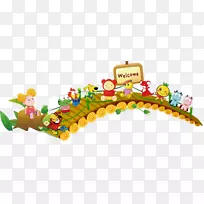 儿童卡通安卓桥-空若网 儿童卡通安卓桥-空若网