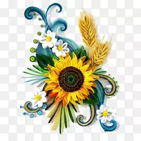 造纸术艺术画卷制成向日葵-空若网 造纸术艺术画卷制成向日葵-空若网