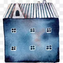 窗户蓝色图形设计-建筑物上的窗户-空若网 窗户蓝色图形设计-建筑物上的窗户-空若网