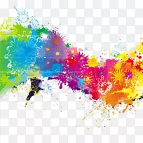 水彩画摄影插图.彩色抽象图案-空若网 水彩画摄影插图.彩色抽象图案-空若网