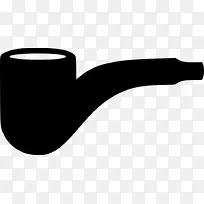 白色剪贴画烟斗-空若网 白色剪贴画烟斗-空若网