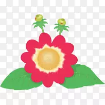 开花植物洋红色水果剪贴画-博士生-空若网 开花植物洋红色水果剪贴画-博士生-空若网