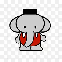 花生过敏树坚果过敏食物过敏卡通小象-空若网 花生过敏树坚果过敏食物过敏卡通小象-空若网