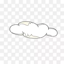 白色材料心牌剪贴画-云-空若网 白色材料心牌剪贴画-云-空若网