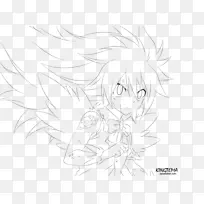 鼻子线条艺术白色头发颜色素描-鼻子-空若网 鼻子线条艺术白色头发颜色素描-鼻子-空若网