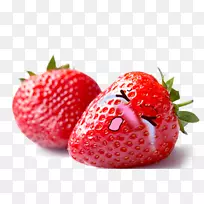 冰淇淋、牛奶、水果和卡通草莓-空若网 冰淇淋、牛奶、水果和卡通草莓-空若网