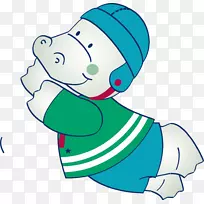 河马剪贴画-可爱河马-空若网 河马剪贴画-可爱河马-空若网