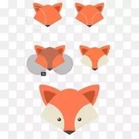 Adobe插图绘制教程形状-画一个小狐狸步骤-空若网 Adobe插图绘制教程形状-画一个小狐狸步骤-空若网