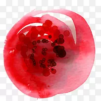 海报创意设计师-创意水印红石榴海报-空若网 海报创意设计师-创意水印红石榴海报-空若网