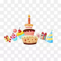 生日蛋糕卡通剪贴画-生日蛋糕和礼物-空若网 生日蛋糕卡通剪贴画-生日蛋糕和礼物-空若网