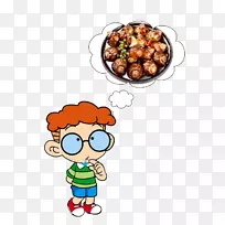 动画剪贴画-我想吃油炸蜗牛-空若网 动画剪贴画-我想吃油炸蜗牛-空若网