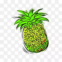 菠萝奥格里斯-画菠萝的创意形象-空若网 菠萝奥格里斯-画菠萝的创意形象-空若网