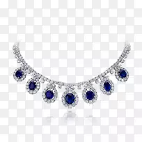 蓝宝石项链银身珠宝-蓝宝石-空若网 蓝宝石项链银身珠宝-蓝宝石-空若网