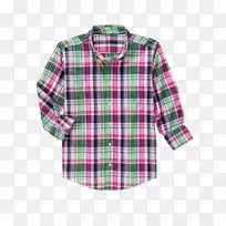 格子全格子连衣裙衬衫-空若网 格子全格子连衣裙衬衫-空若网