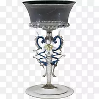 花瓶钴蓝玻璃餐具圣杯花瓶-空若网 花瓶钴蓝玻璃餐具圣杯花瓶-空若网