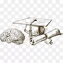 大脑毕业典礼化学科学-帽载体学士-空若网 大脑毕业典礼化学科学-帽载体学士-空若网