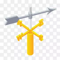 adobe插画梯度-黄色方向标志-空若网 adobe插画梯度-黄色方向标志-空若网